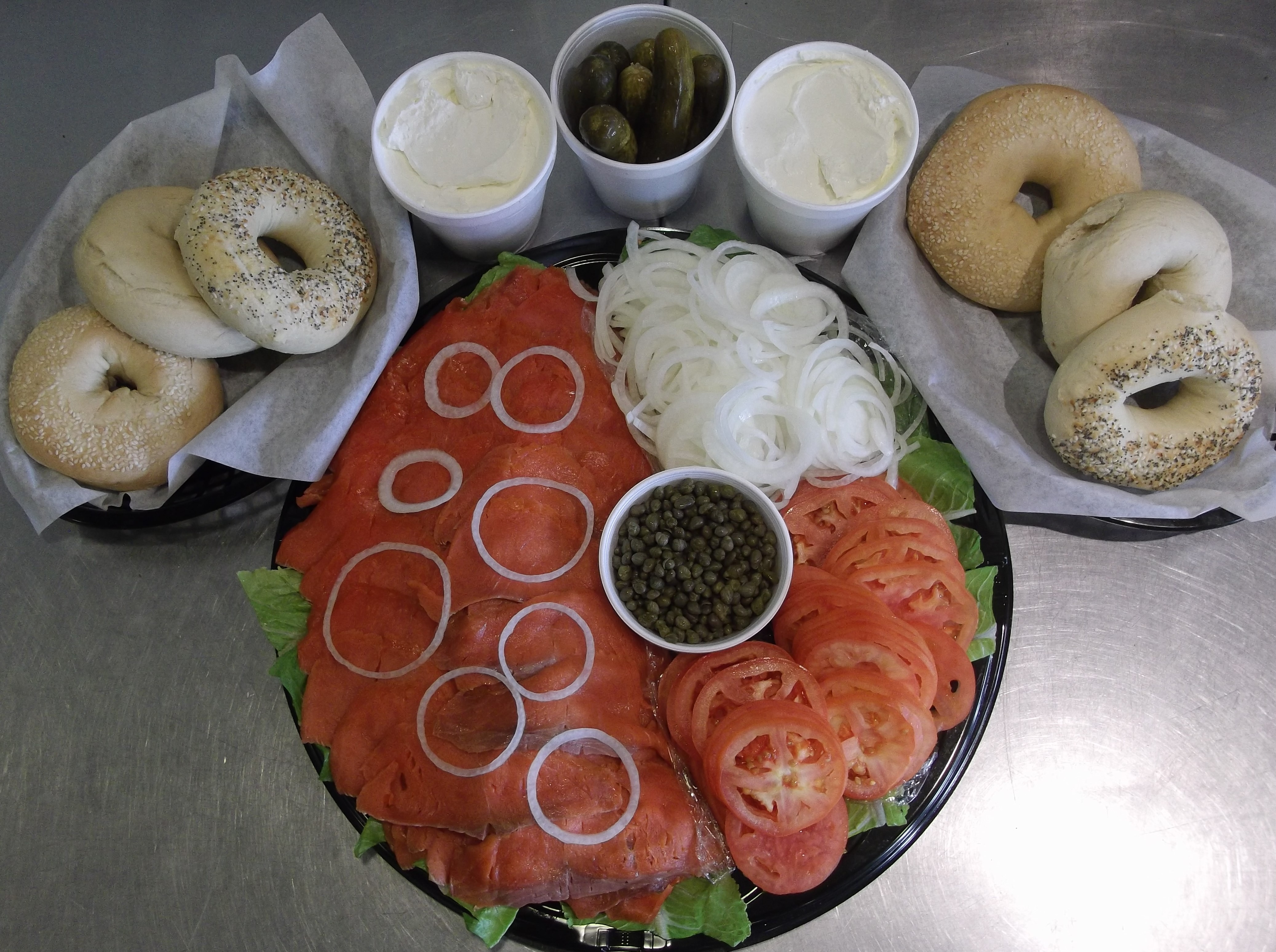 Salmon Lox Platter