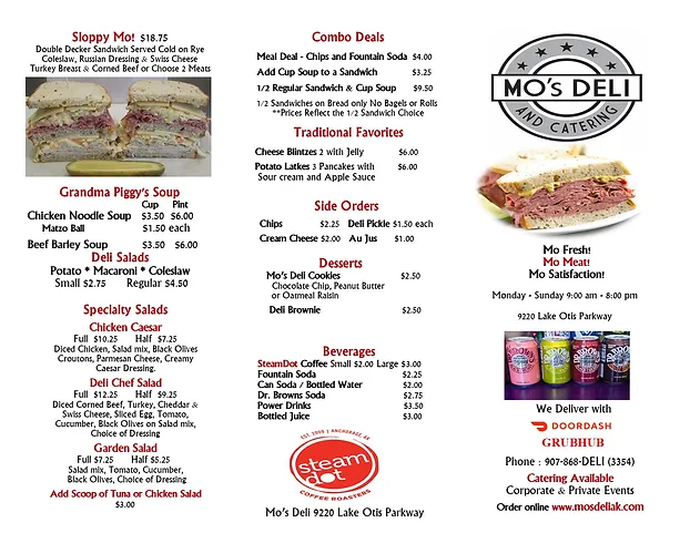 Menu Matryoshka european deli in anchorage is a deli that features a flavorful menu. menu