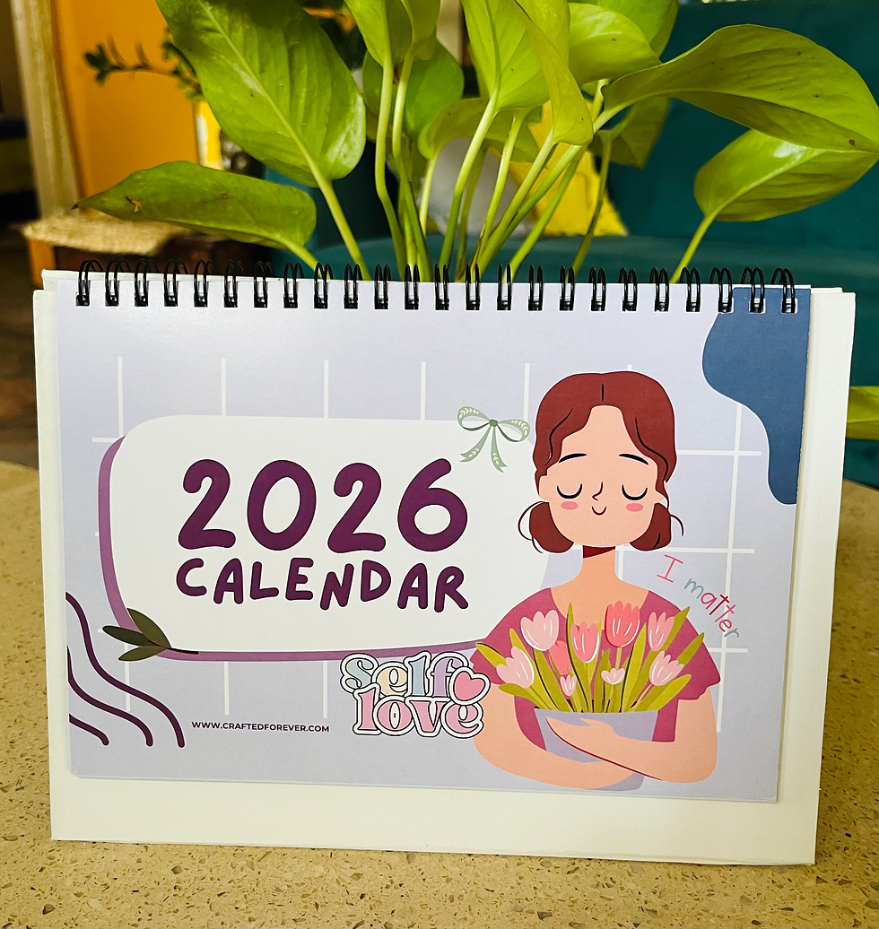 Self Love 2026 table Calendar