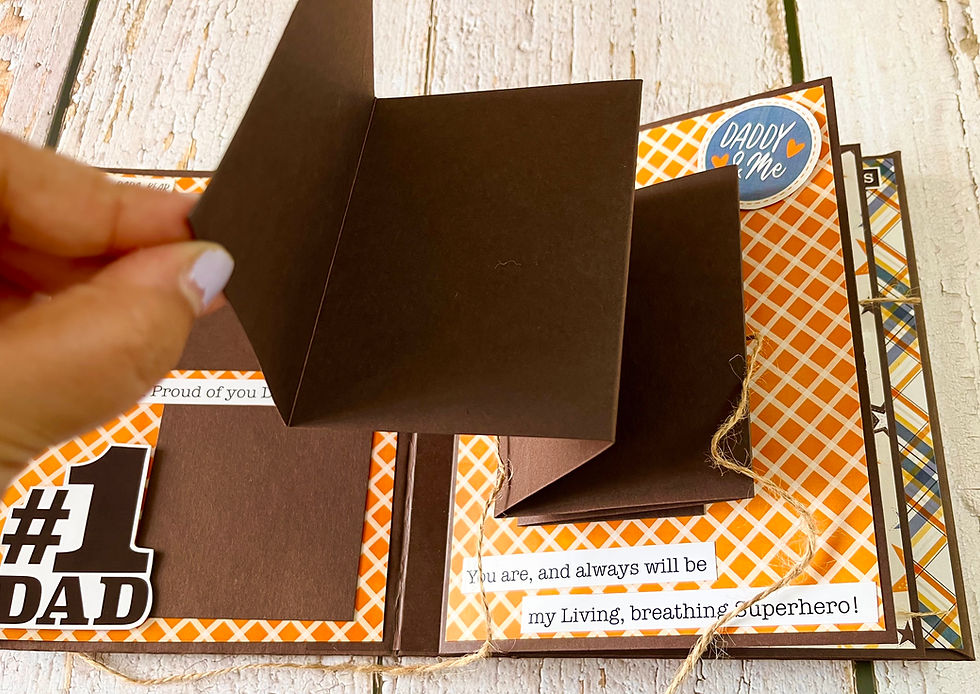 Thumbnail: #1 DAD Handmade Scrapbook/ mini album