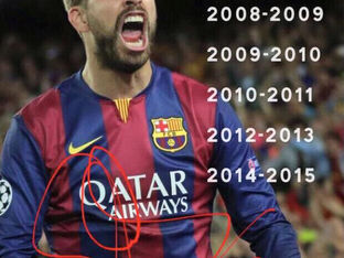 Shakira félicite Gerard