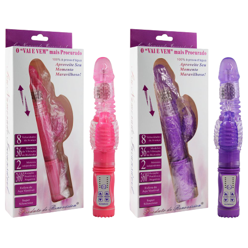 Vibrador Jack Rabbit Vai E Vem 36 Vibrações