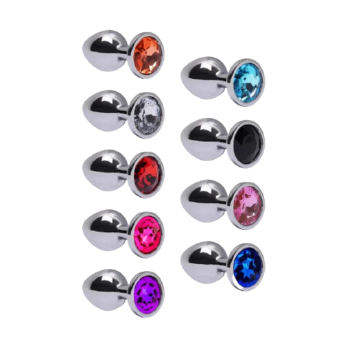 Plug Anal M Aço Brilhante