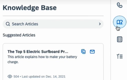 SAP Service Cloud Knowledge Base