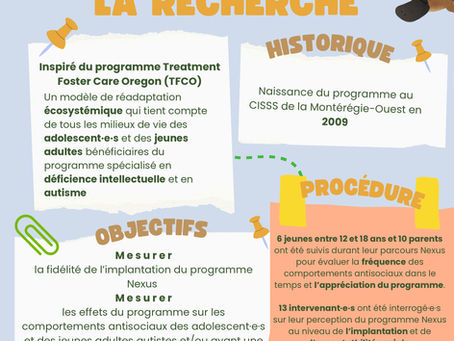 Évaluation du programme d'intervention Nexus