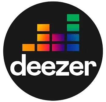 Logo de Deezer que lleva a la cuenta de la banda