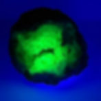 Hyalite Opal Geode UV Reactive