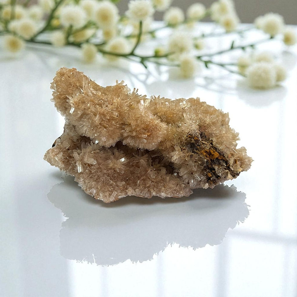 Hemimorphite with Wulfenite Mineral Specimen
