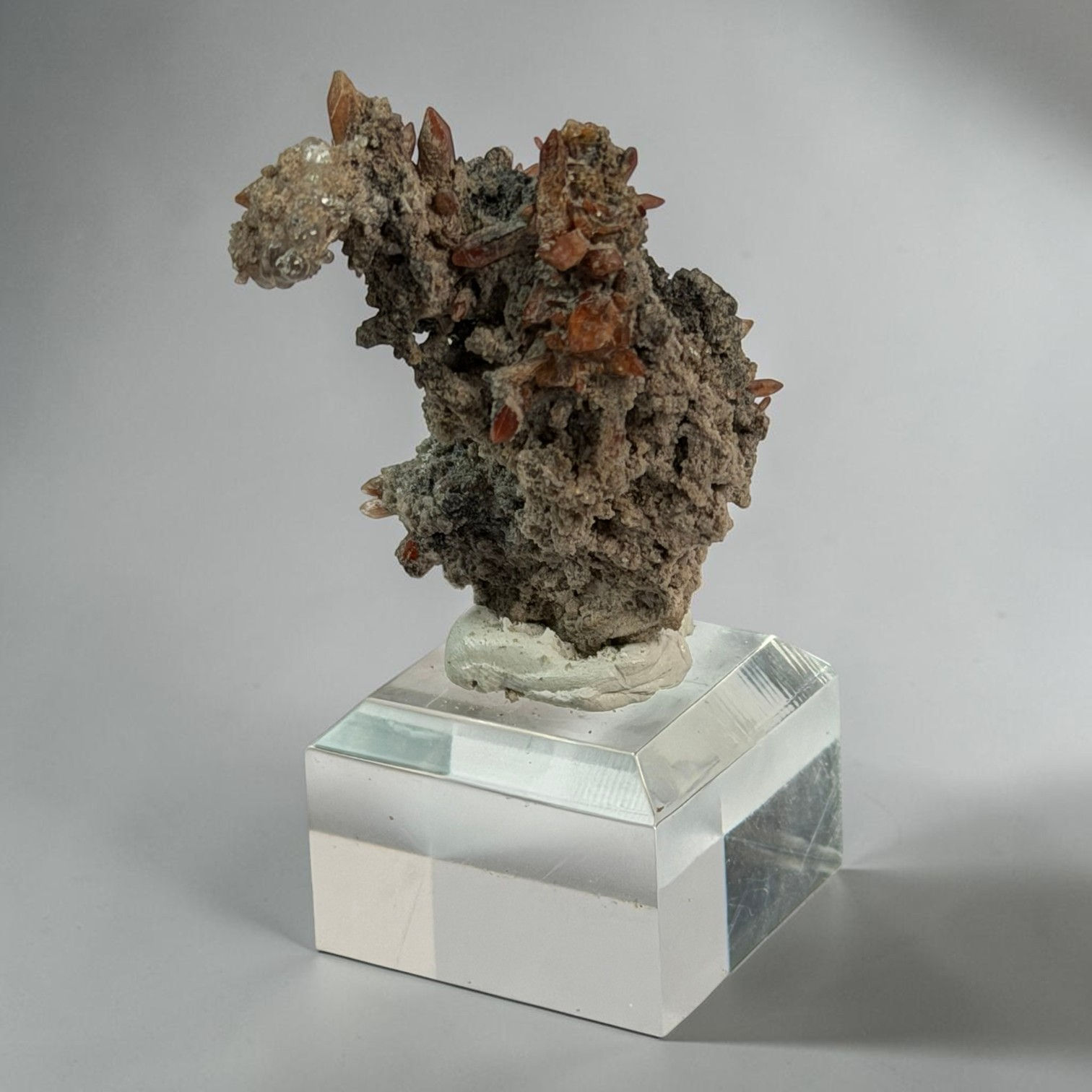 Topaz with Hyalite Opal Mexico