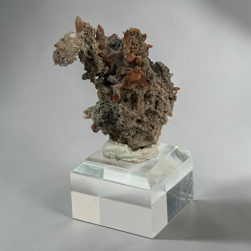 Topaz with Hyalite Opal Mexico