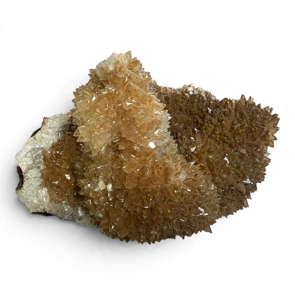Calcite on Goethite