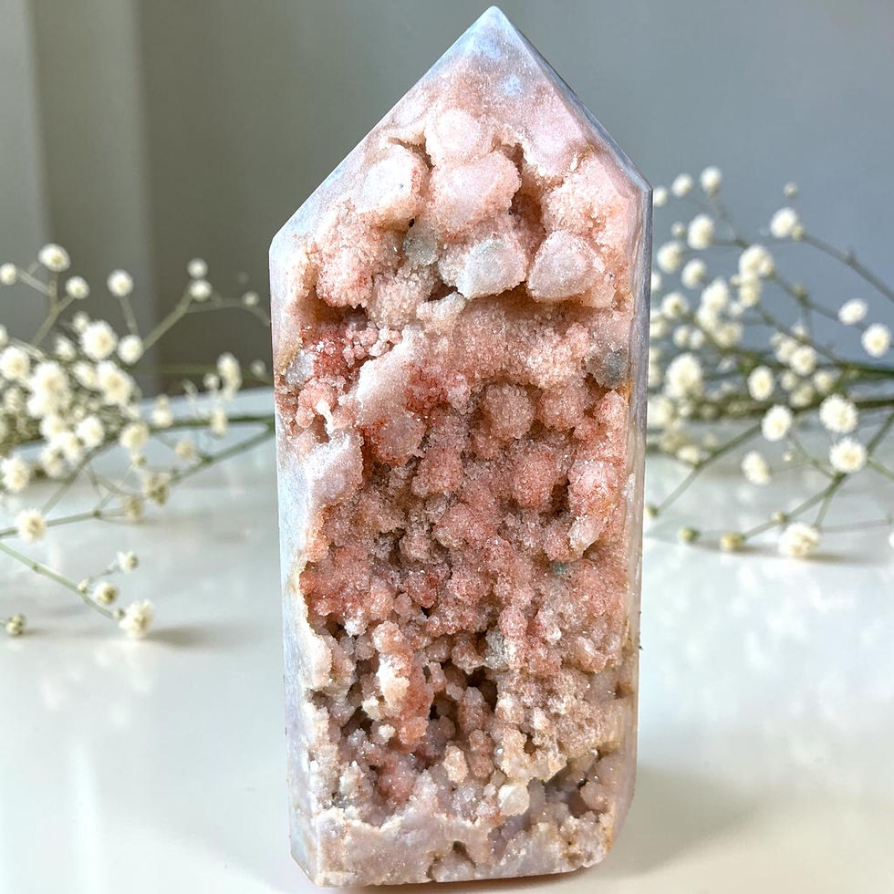 Pink Amethyst Tower from Brazil