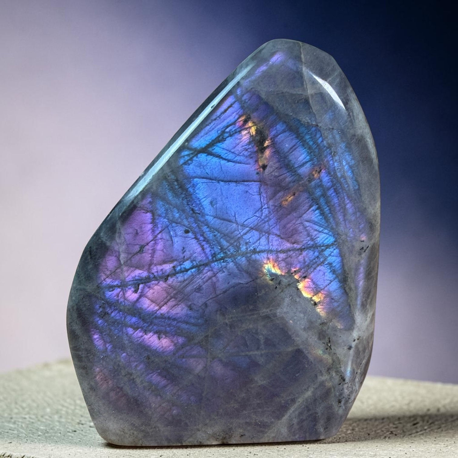 Rainbow Labradorite Freeform Crystal