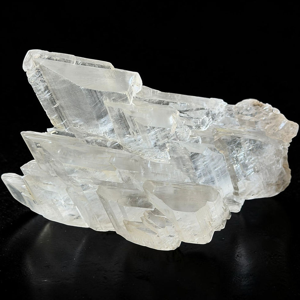 Diamond-Shaped Selenite from La Platosa Mine Mexico