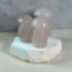 Rose Quartz Crystal Mushrooms