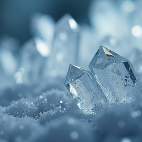 Crystal formations and their unique structures.