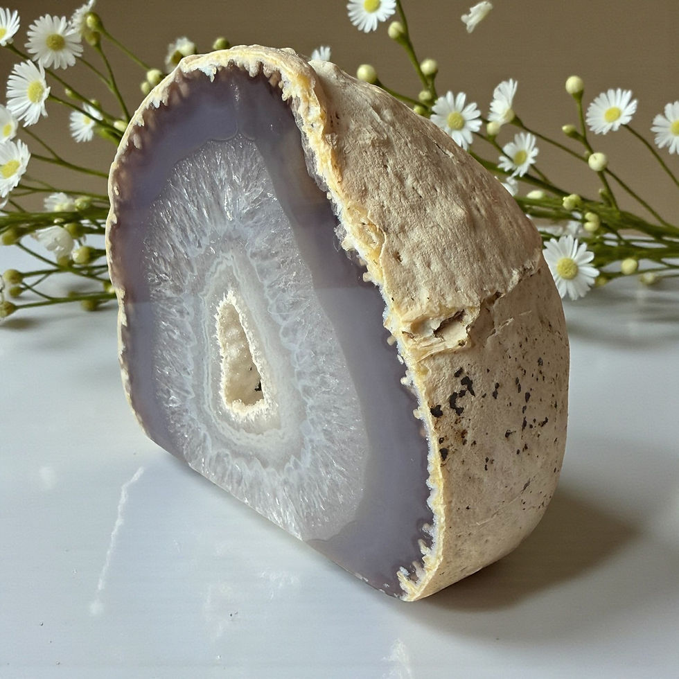 Natural Agate Quartz Geode