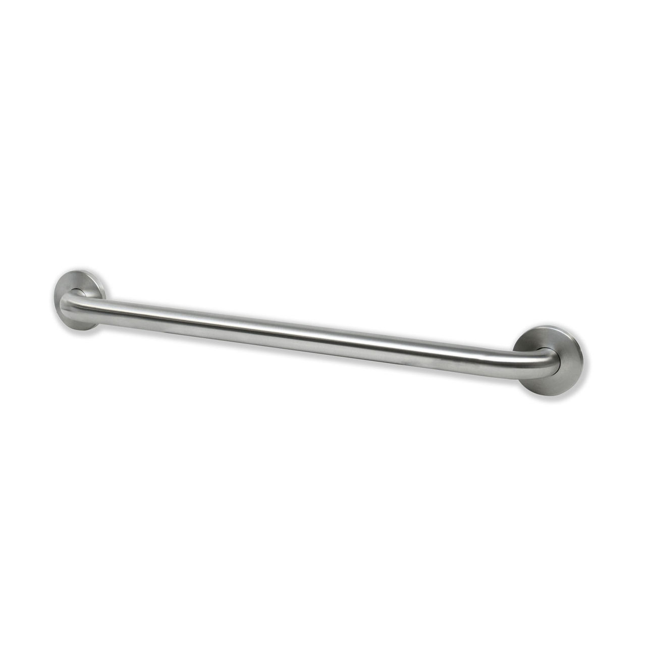 30-inch stainless steel grab bar with a concealed flange for secure and discreet mounting in accessible spaces.