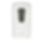 Wall-mounted white hand sanitizer dispenser, sleek design for public spaces.