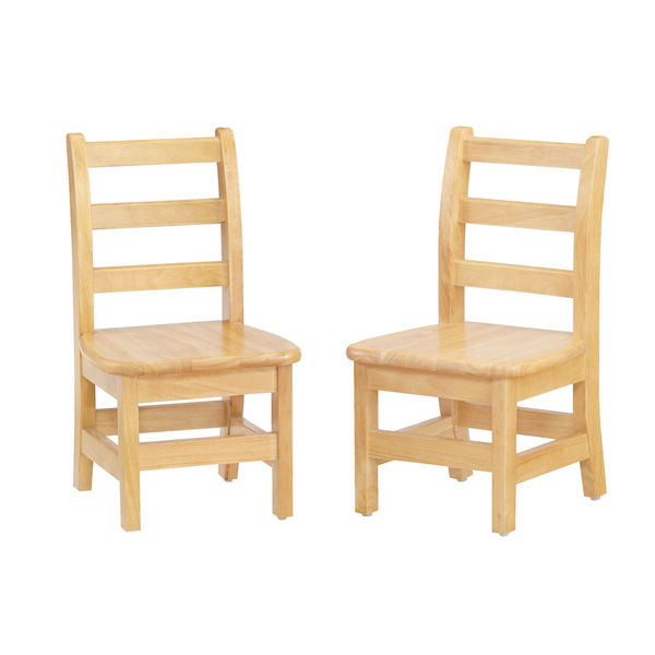 Thumbnail: Wooden ladderback chair displayed individually, highlighting its craftsmanship and practical design for students.