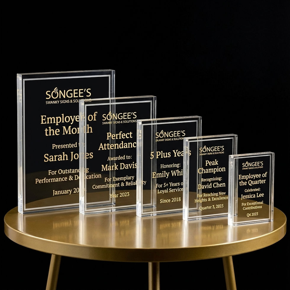 Employee Acrylic Awards