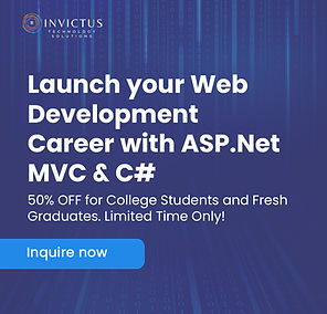 Web Development with ASP.NET MVC and C# training