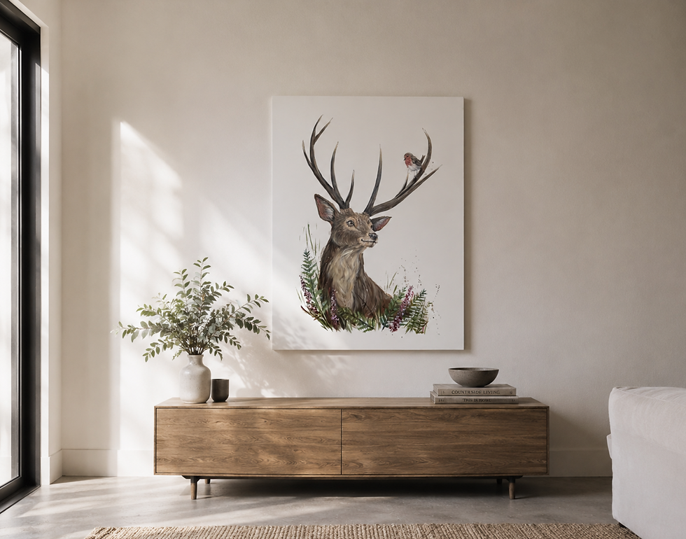 Thumbnail: Stag and Robin