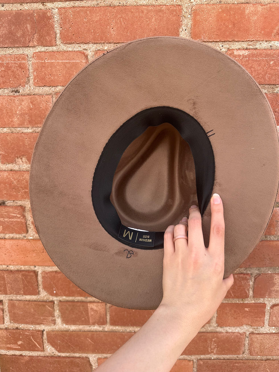 Thumbnail: Dark Taupe Pencil Curl Brim - Mountain and Skull