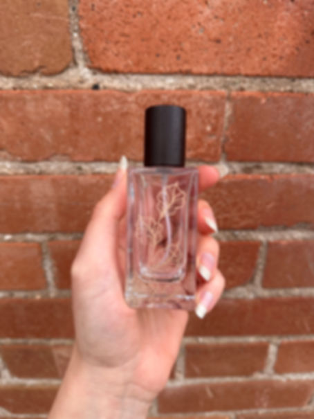Perfume Bottle - Gold Leaves