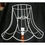 Thumbnail: Shade Carrier with EU 40mm Fitting - 3in, 4in, 5in, 6in, 7in, 8in, 9in, 10in