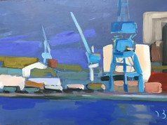 Sète, port de commerce n 4