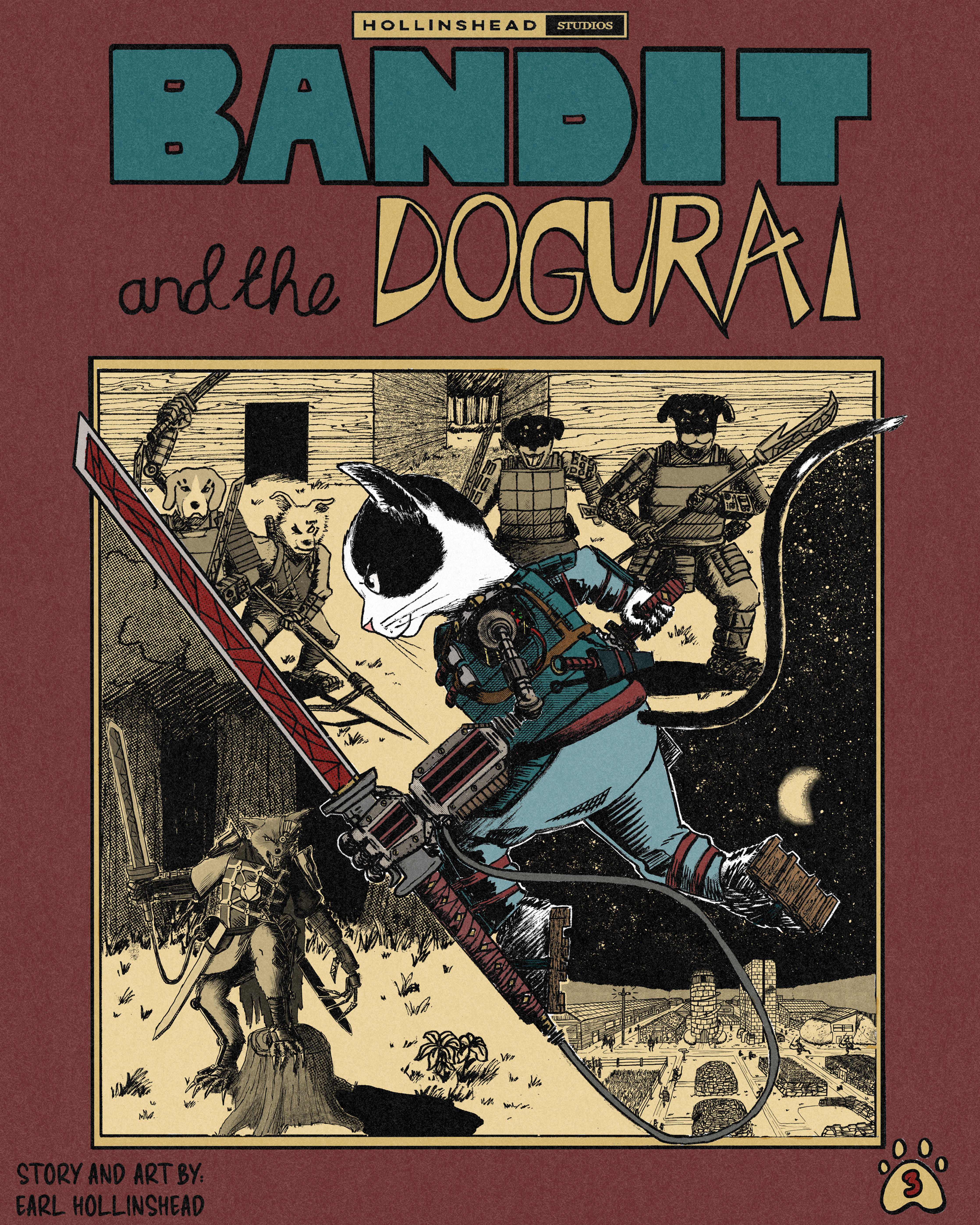 Bandit and The Dogurai Book 3