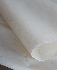white handmade washi paper