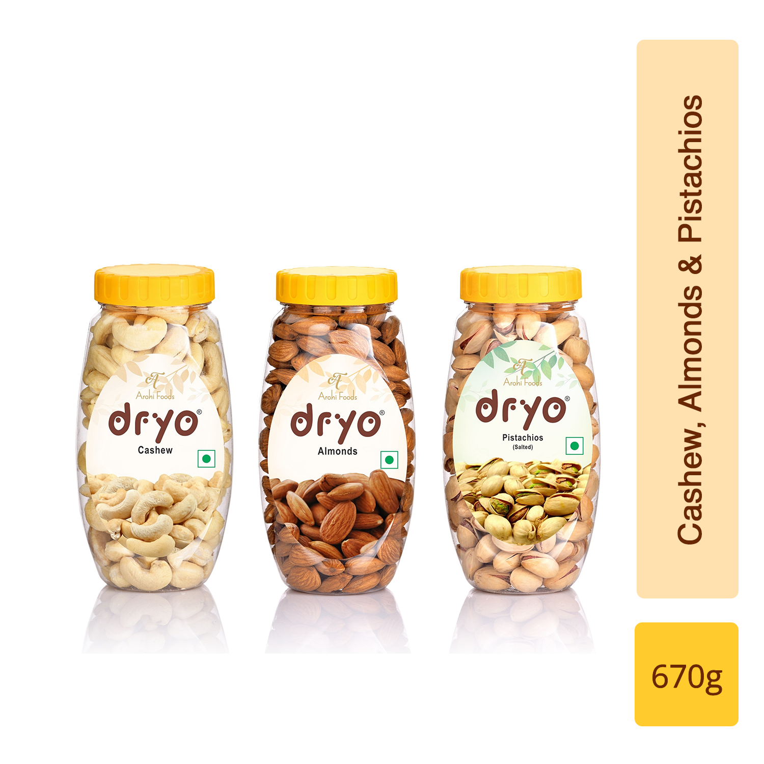 Cashew, Pistachio (Salted) & Almond