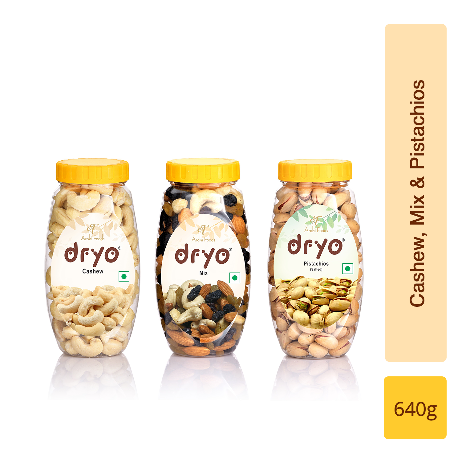 Cashew, Pistachio (Salted) & Mix