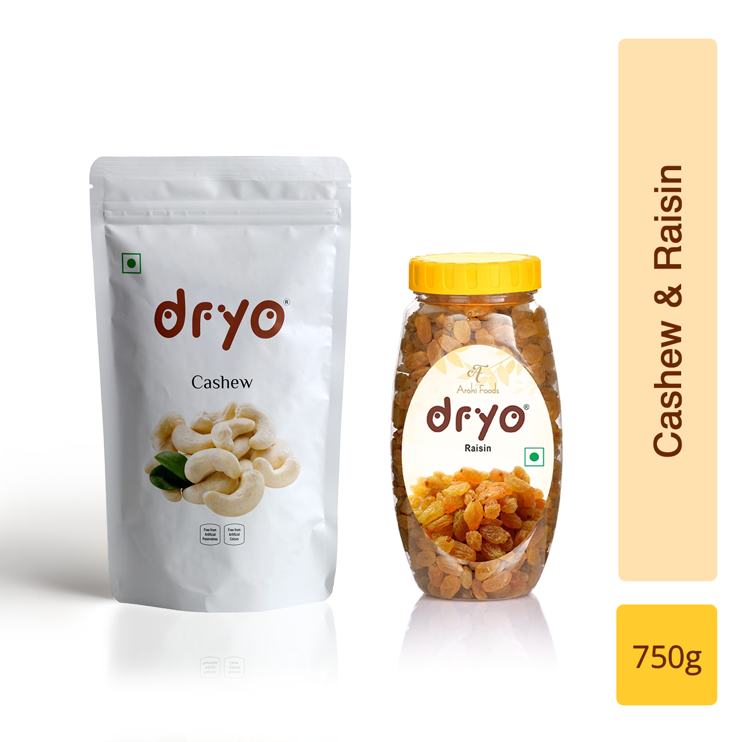 Cashew 500g & Raisin 250g