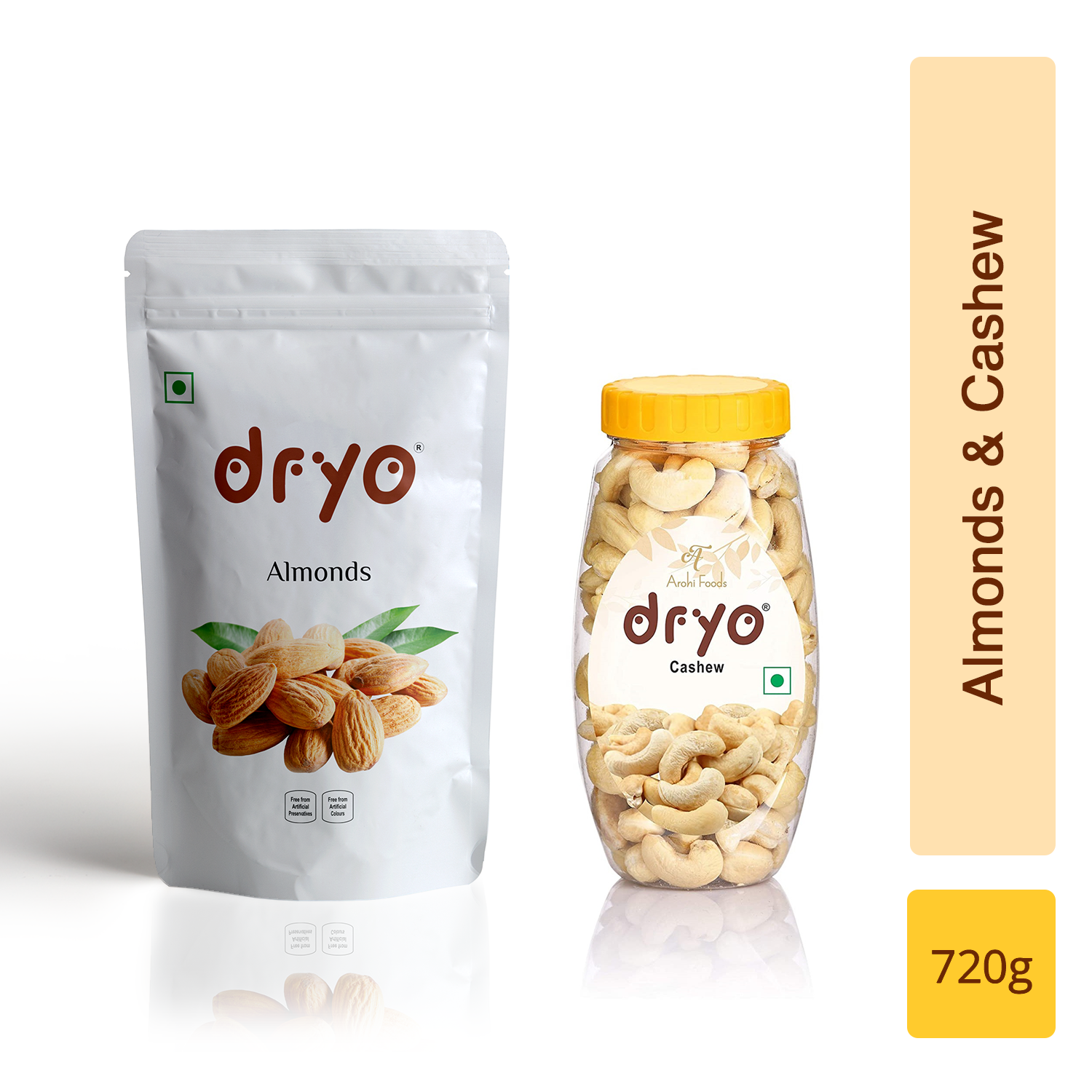 Almond 500g & Cashew 220g