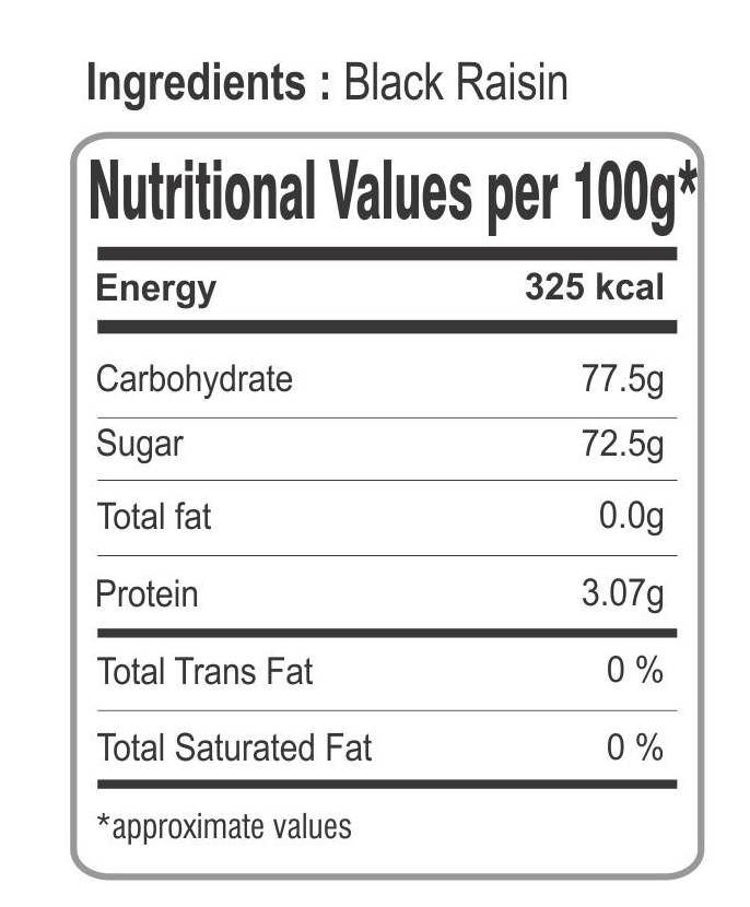 Thumbnail: Black Raisin 500 gm