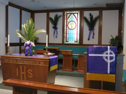 Palm Sunday Altar