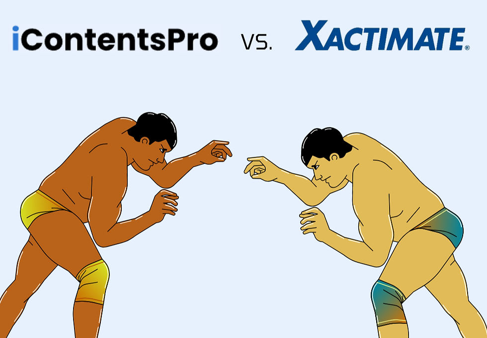 icontentpro vs xactimate battle photo