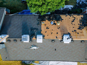 Architectural shingle roof replacement in progress, Royersford PA