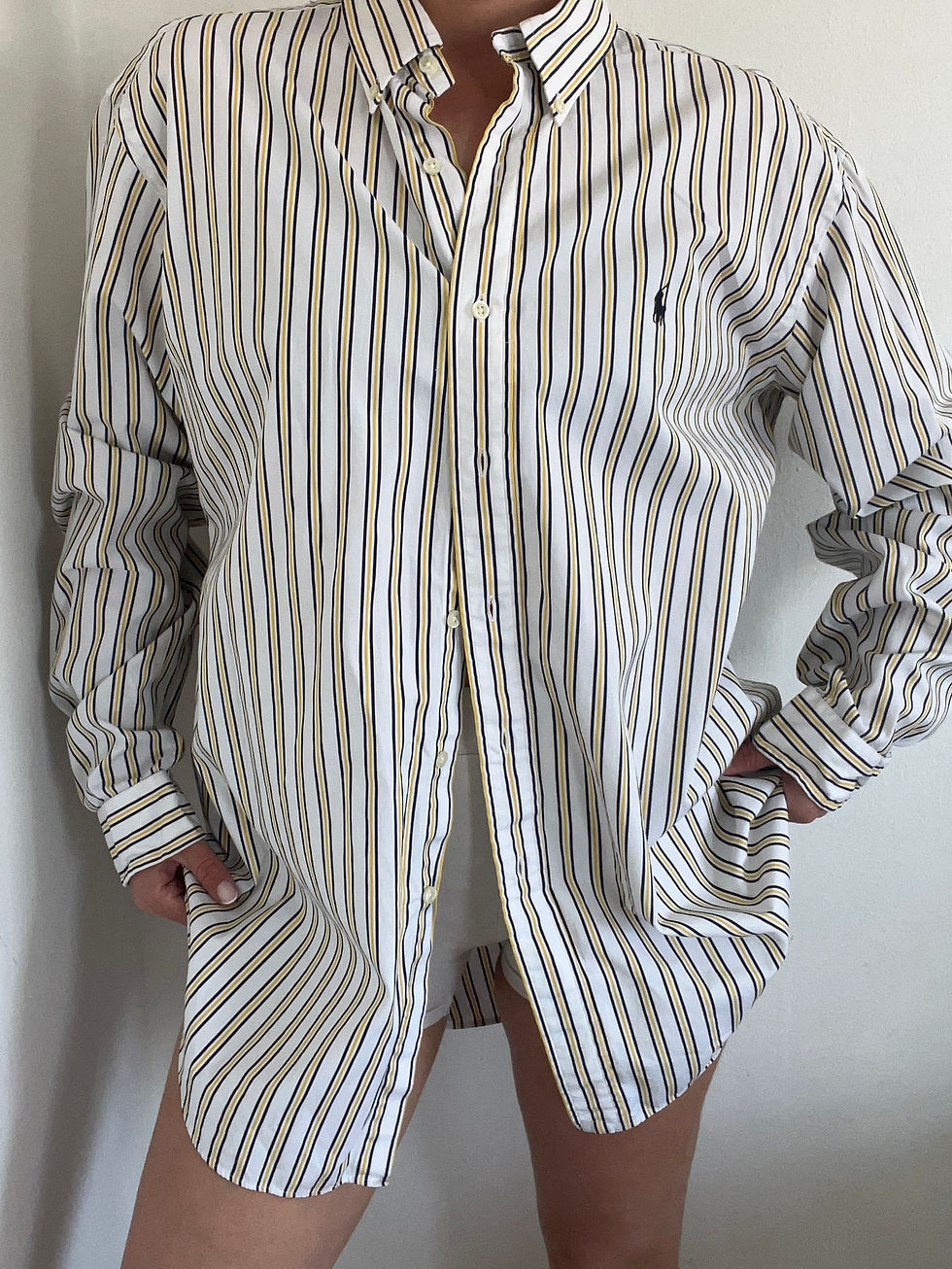 תמונה ממוזערת: Ralph Lauren boyfriend XL striped shirt