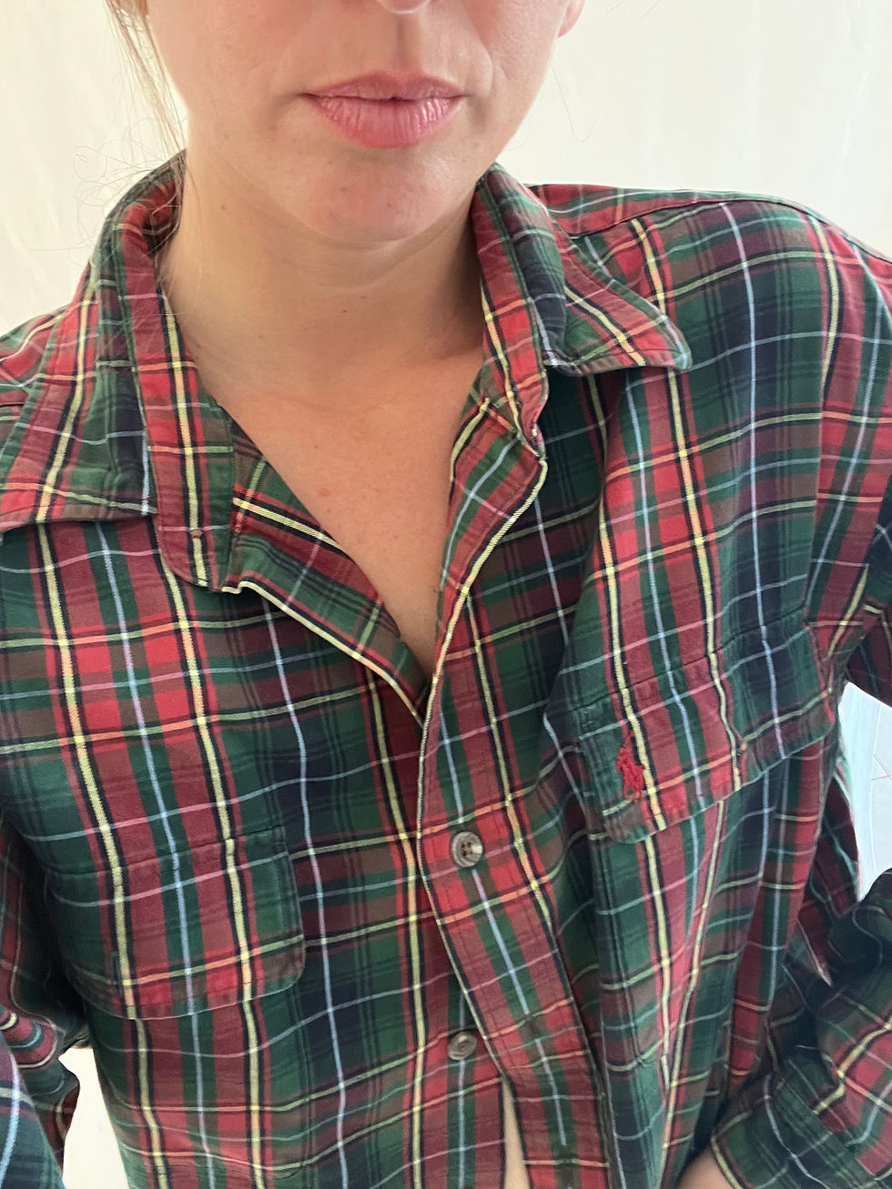 תמונה ממוזערת: Ralph Lauren Logo shirt Framed green & red