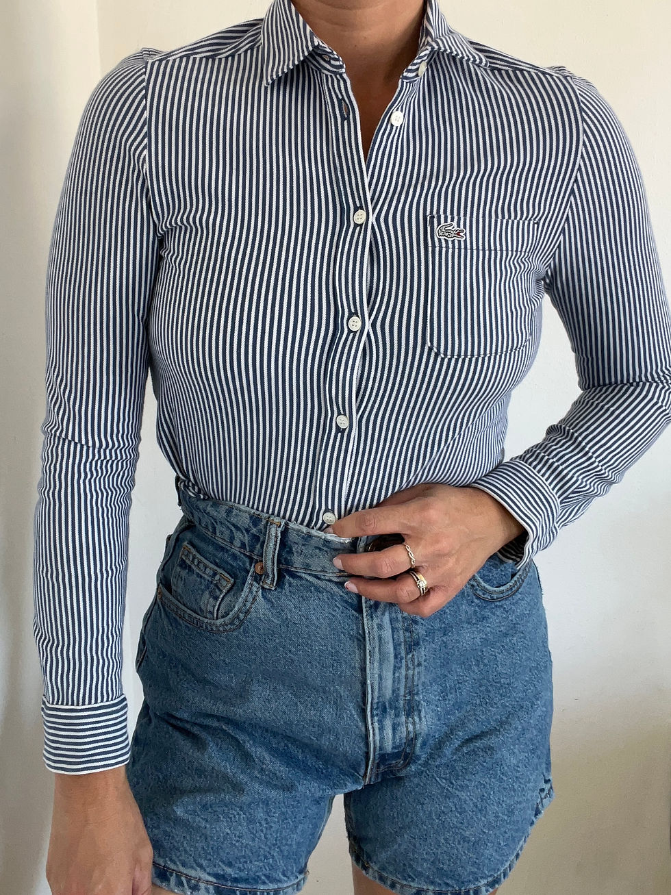 תמונה ממוזערת: Lacoste Stripes logo shirt 