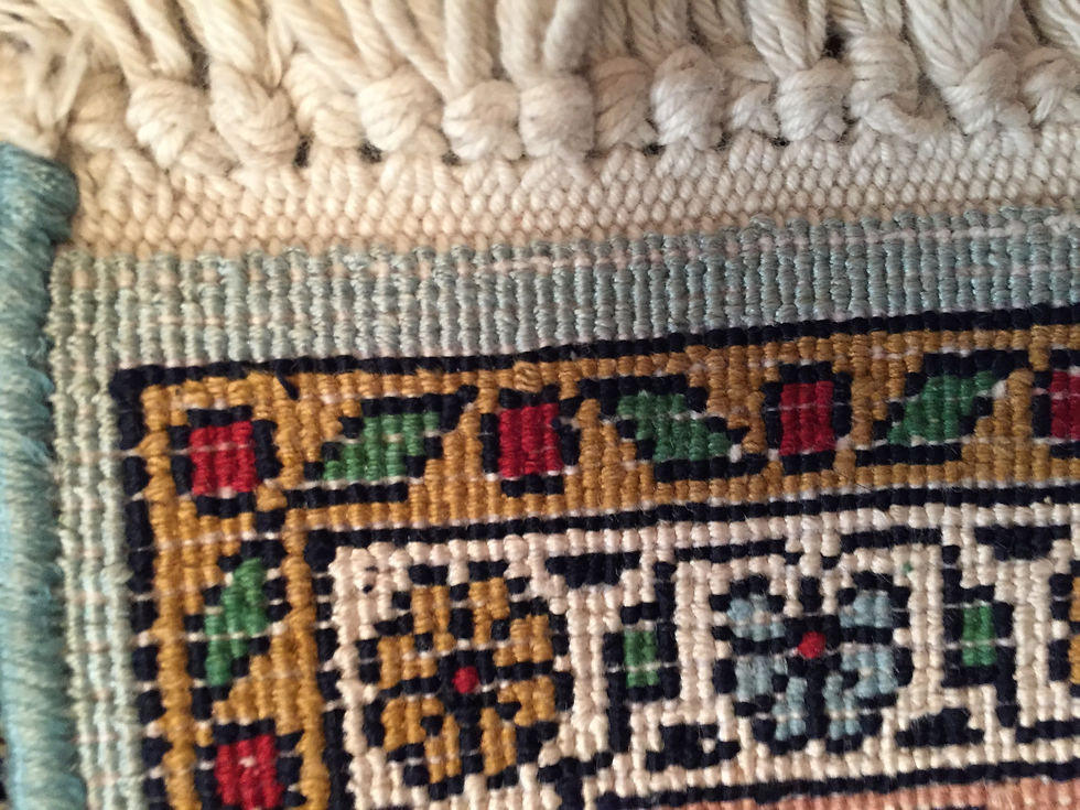 Thumbnail: Handmade silk rug