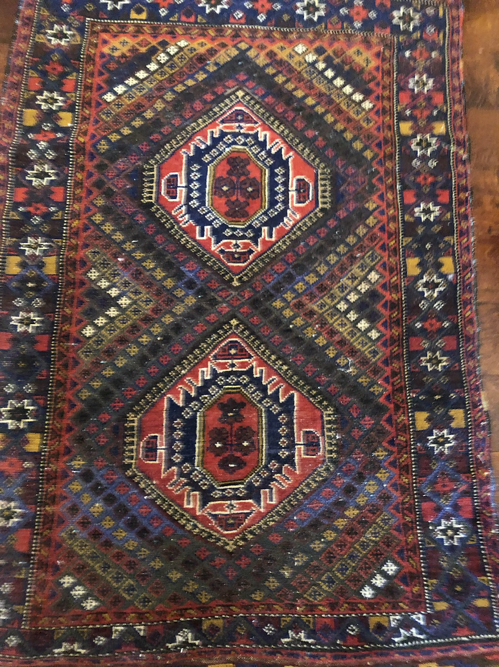 Thumbnail: Vintage Handmade Beluch Wool Rug
