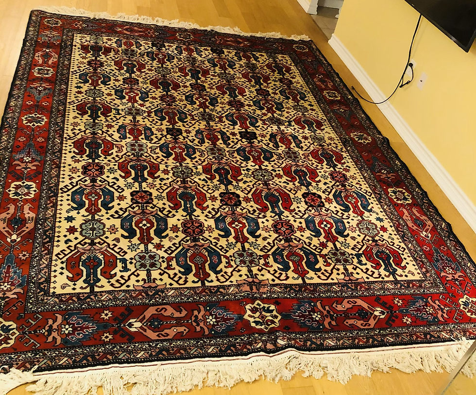Thumbnail: Vintage Armenian Handmade Wool Rug