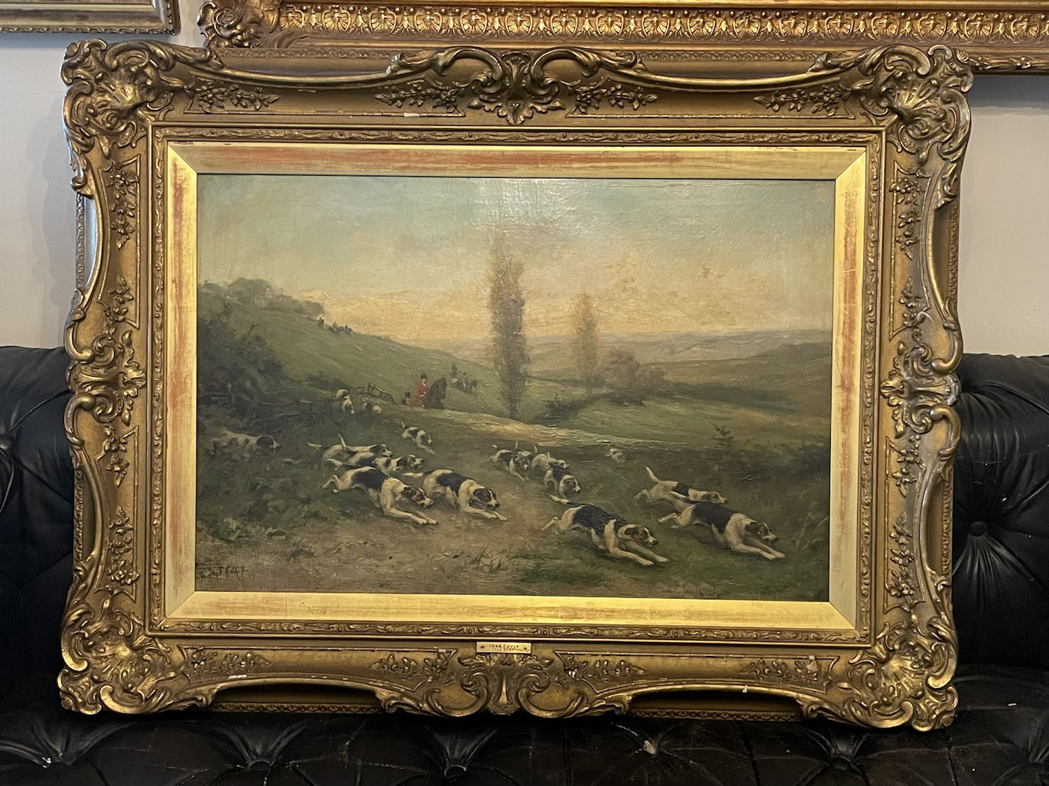 Johannes Frederik Hulk Original Signed Oil Painting On Canvas