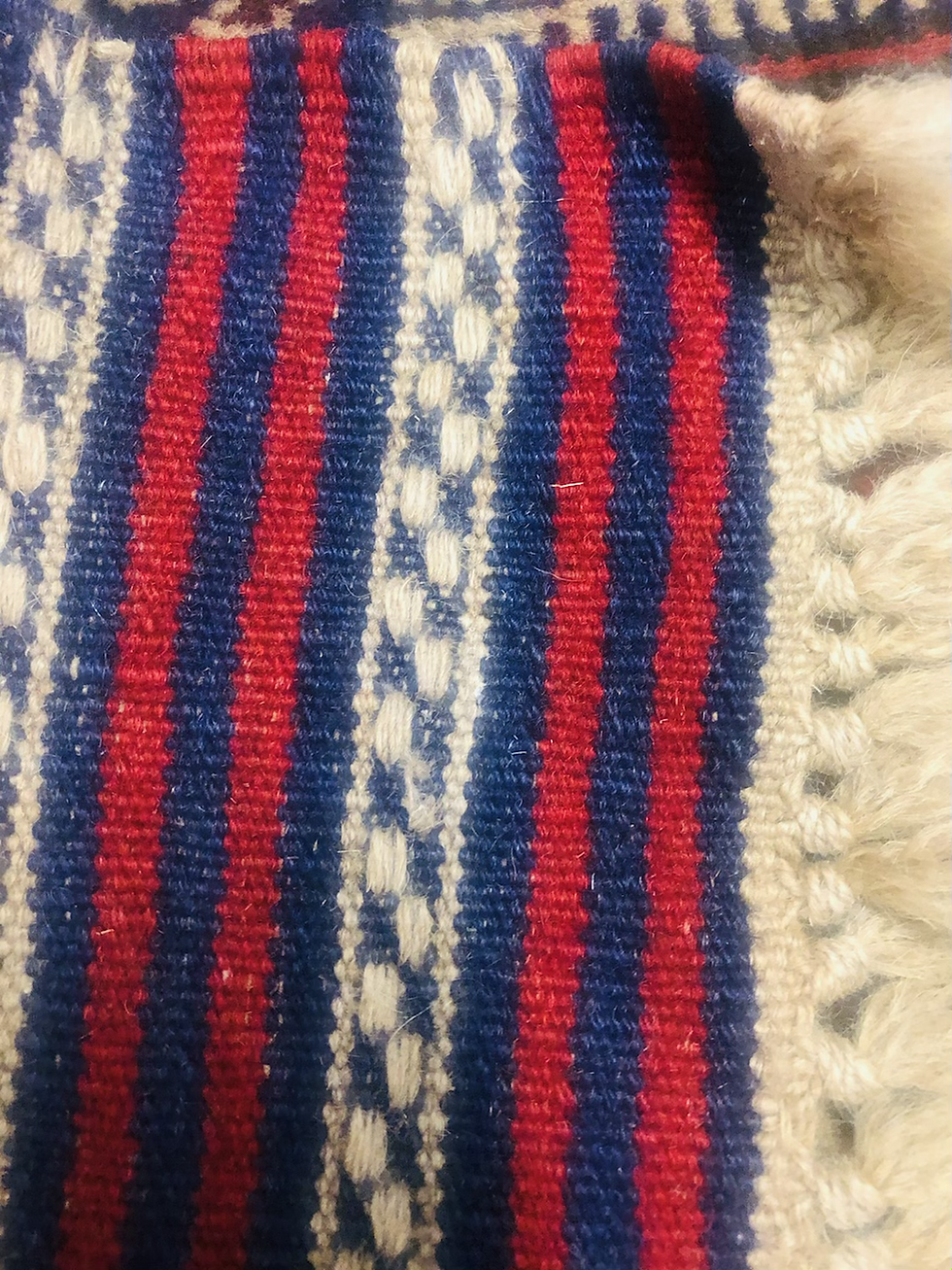 Thumbnail: Vintage Handmade Wool Rug