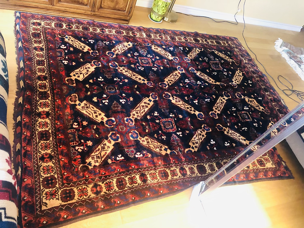 Thumbnail: Caucasian Handmade wool area rug